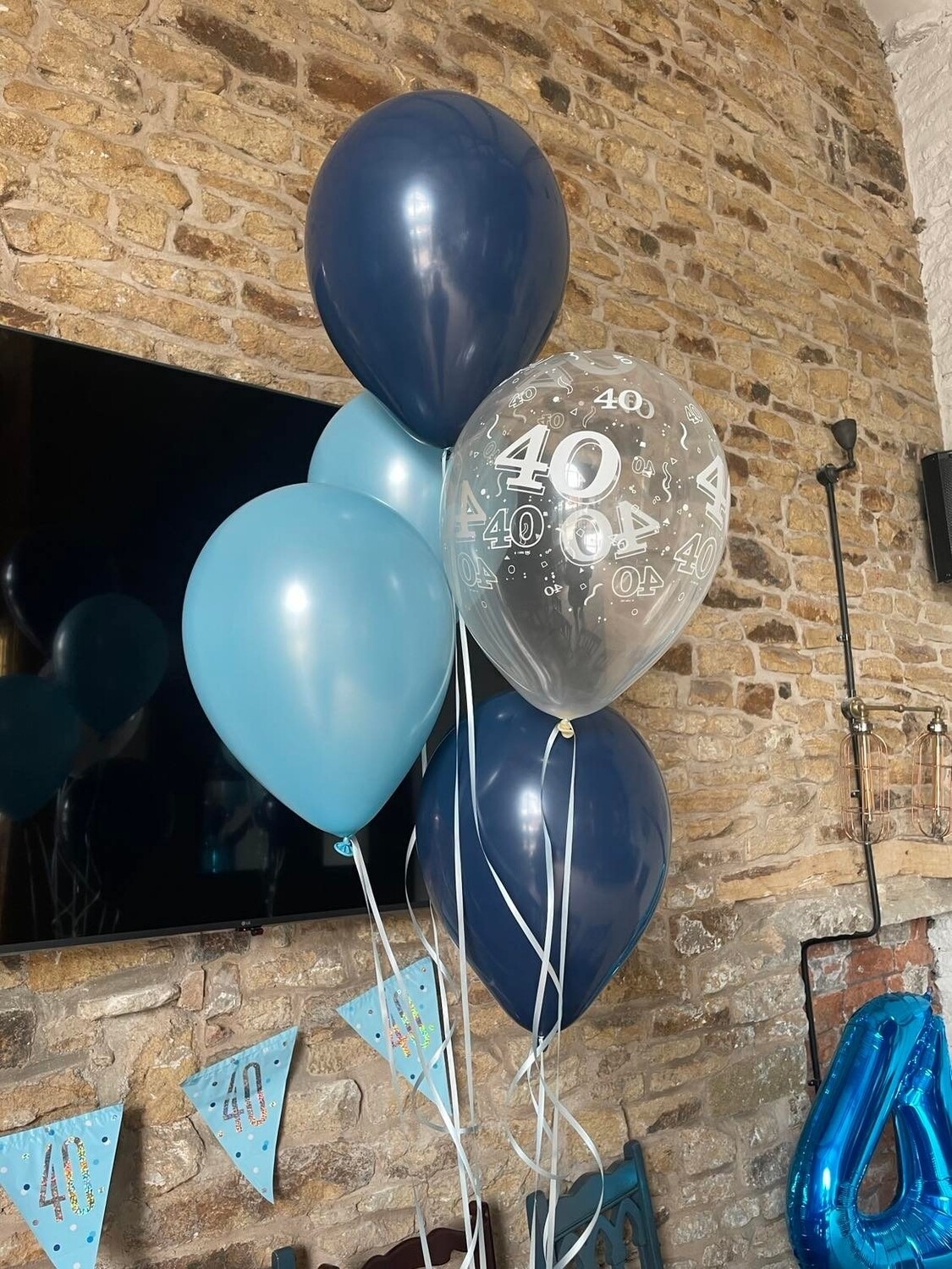 Balloon party package silver