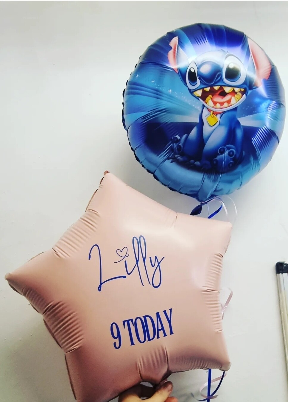 Stitch Balloon &amp; Personalised Star