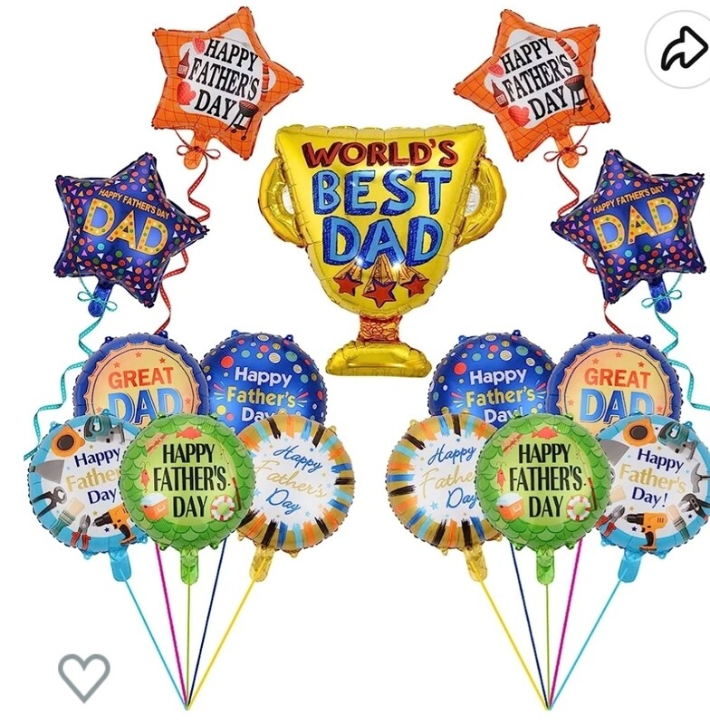 Fathers day 18" foil