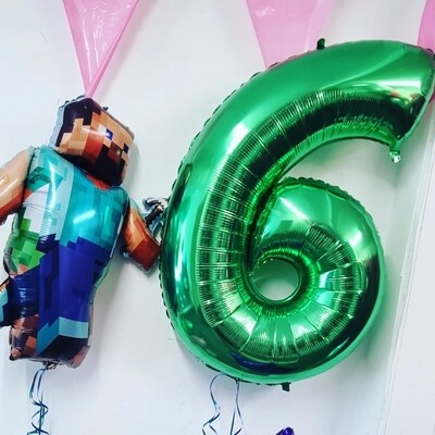 Minecraft Large Steve balloon