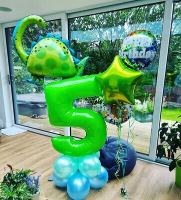 Dinosaur number display