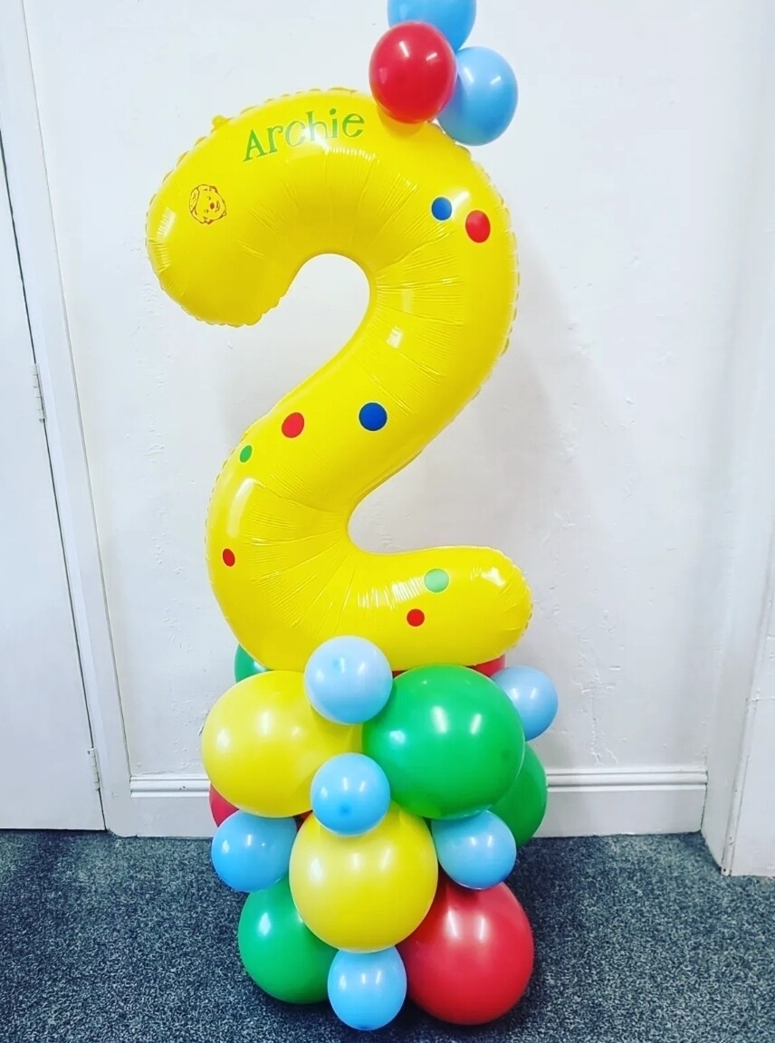 Mr Tumble Number Column Age Balloon