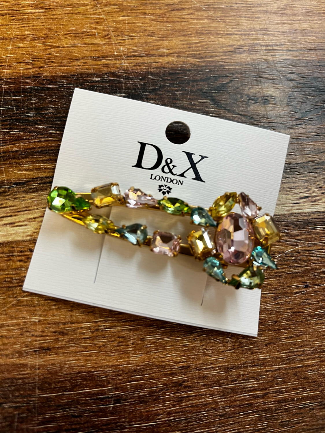 Multi Coloured Hair Clip By D&amp;X London