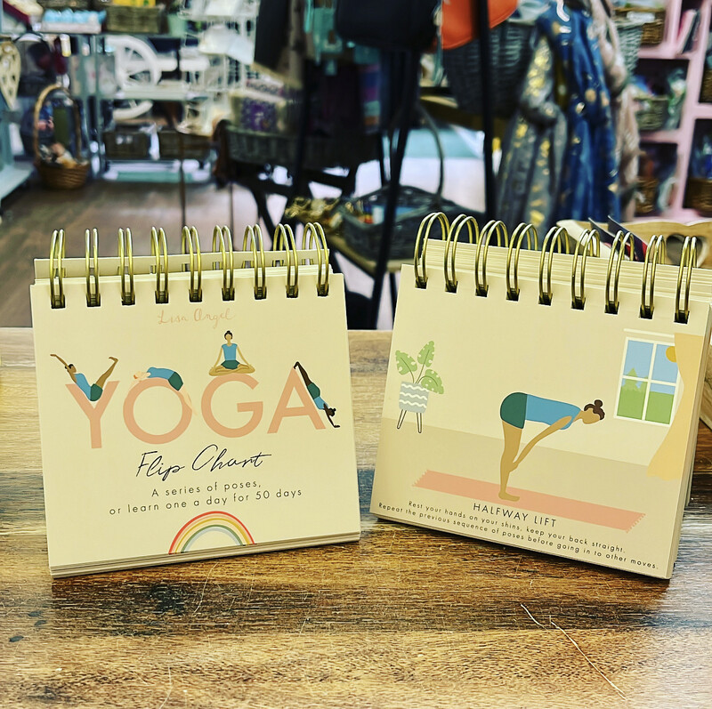 Daily Yoga Poses Desktop Flip Chart