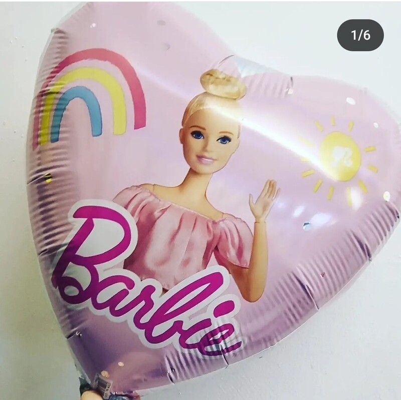 Barbie foil balloon