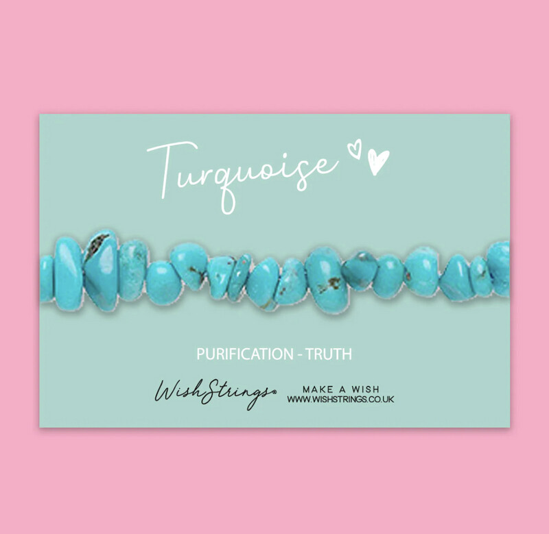 TURQUOISE - Gemstone Chip Bracelet