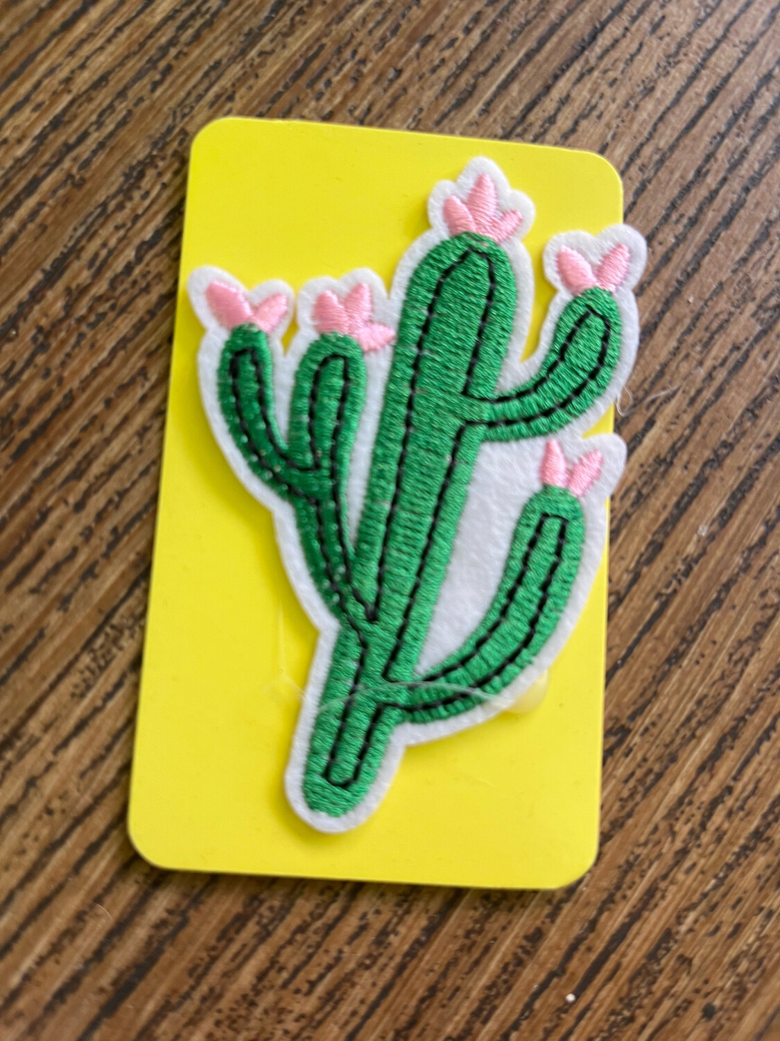 Cactus Iron On Patch