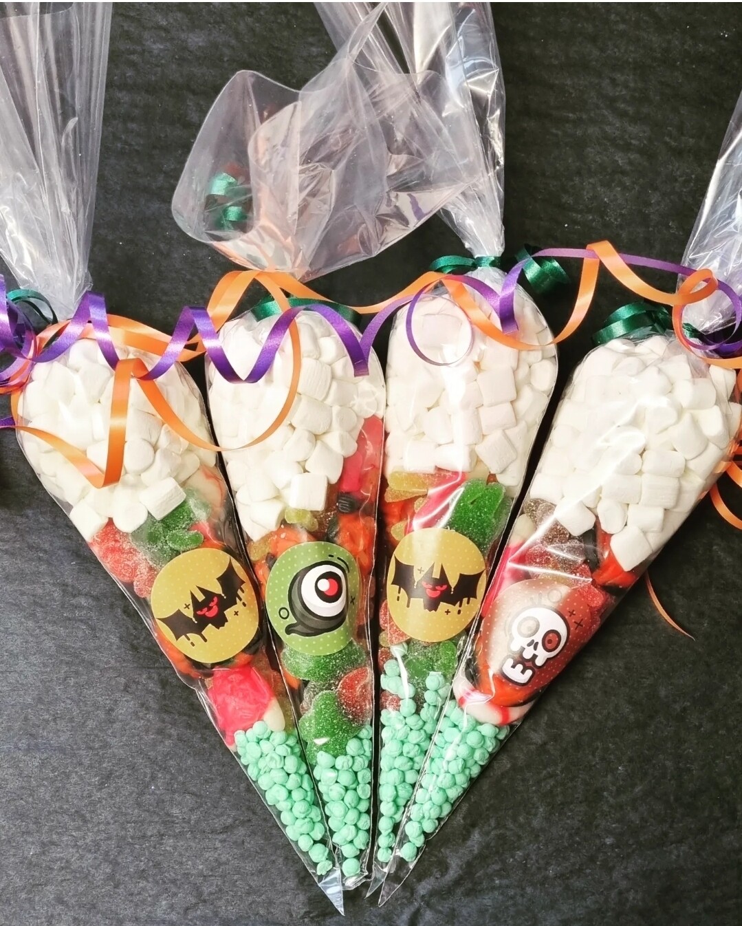 Halloween sweet cones