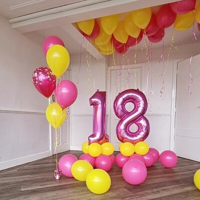 Balloon party package gold