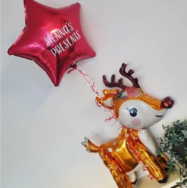 Christmas day Personalised balloon set
