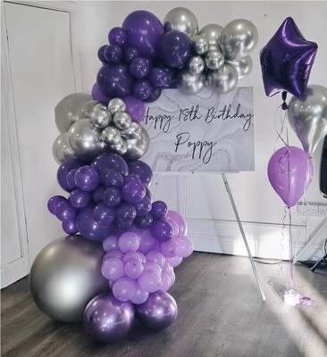 Half balloon arch cluster STANDARD 