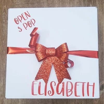 Elf in a box pop balloon