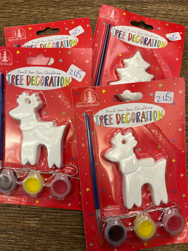 Single Paint Your Own Tree Decoration