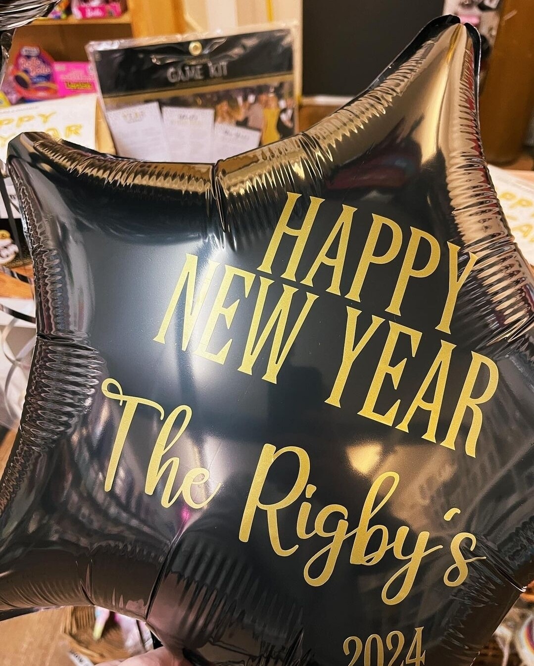 New years eve personalised balloon