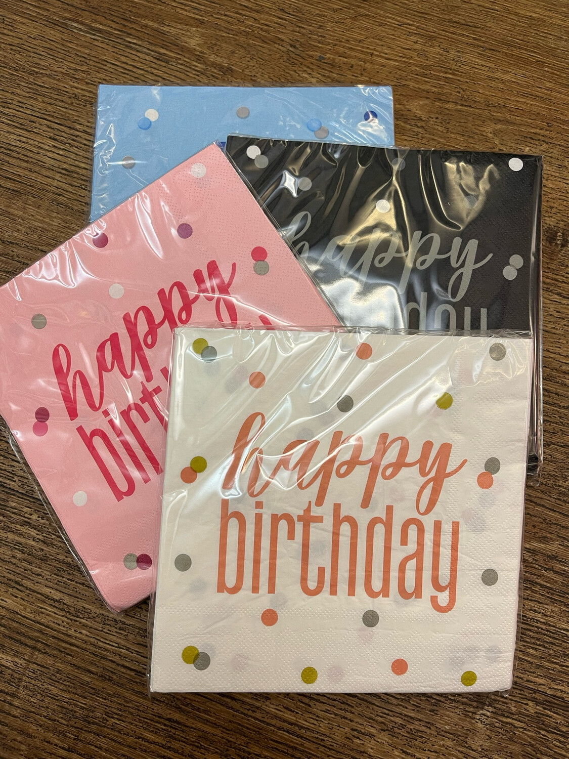 Happy Birthday Napkins - Pack of 16