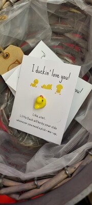 I ducking love you card 