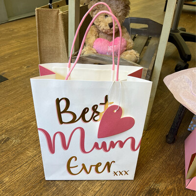 Best Mum Ever Gift Bag And Tag