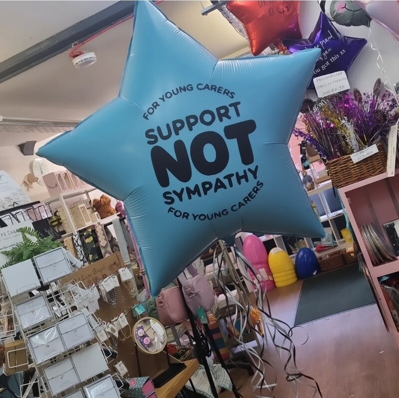 Foil star/heart personalised HUGE 36&quot;