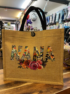 Nana Hessian Shopper Bag