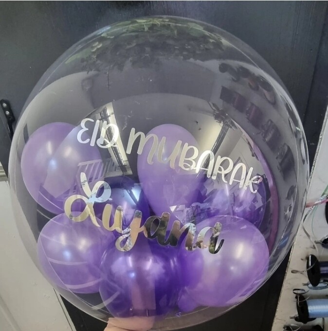 EID personalised bubble