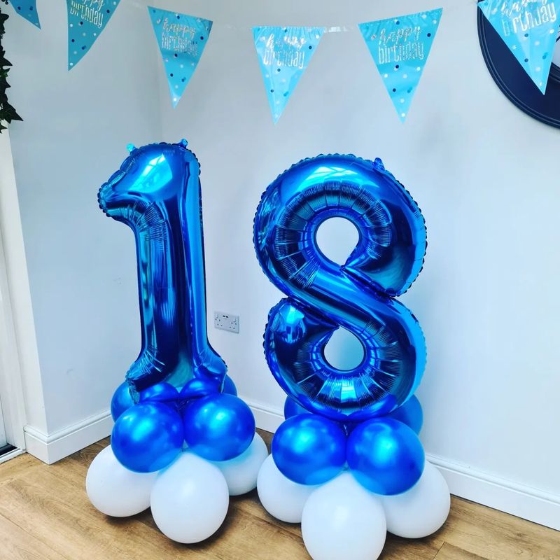 Number Column Balloon double didget 