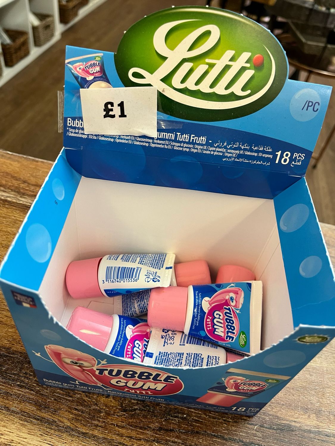 Lutti Tubble Bubble Gum - Tutti Fruity