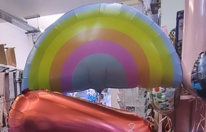 Rainbow balloon