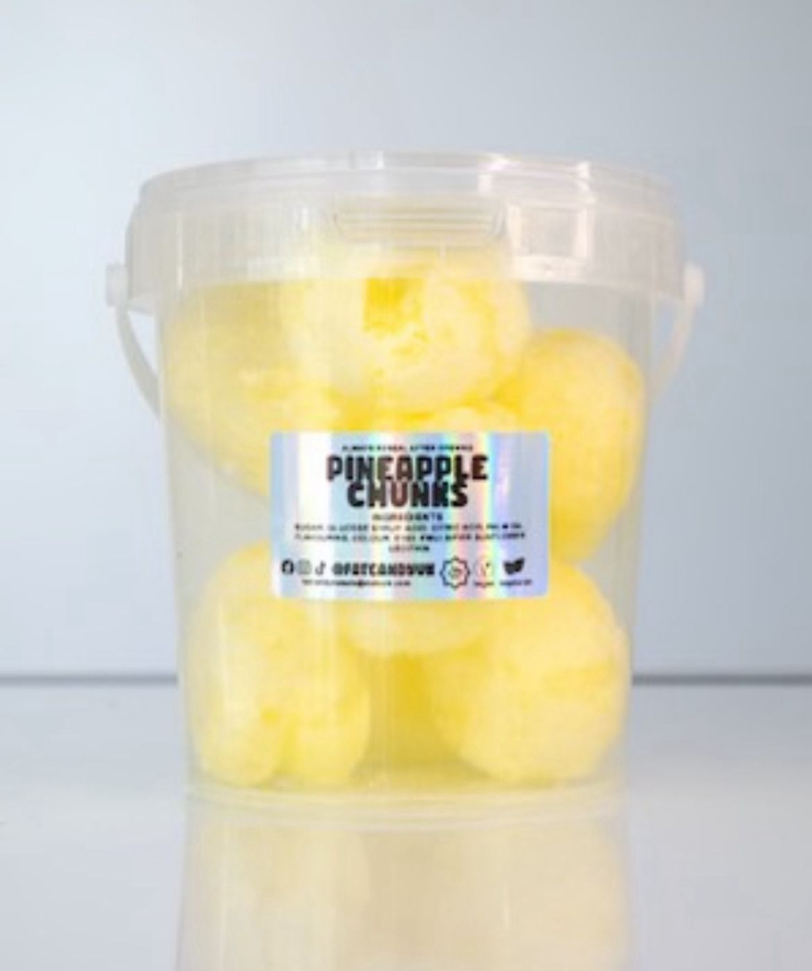 Tub Of Freeze Dried Sweets - Pineapple Chunks
