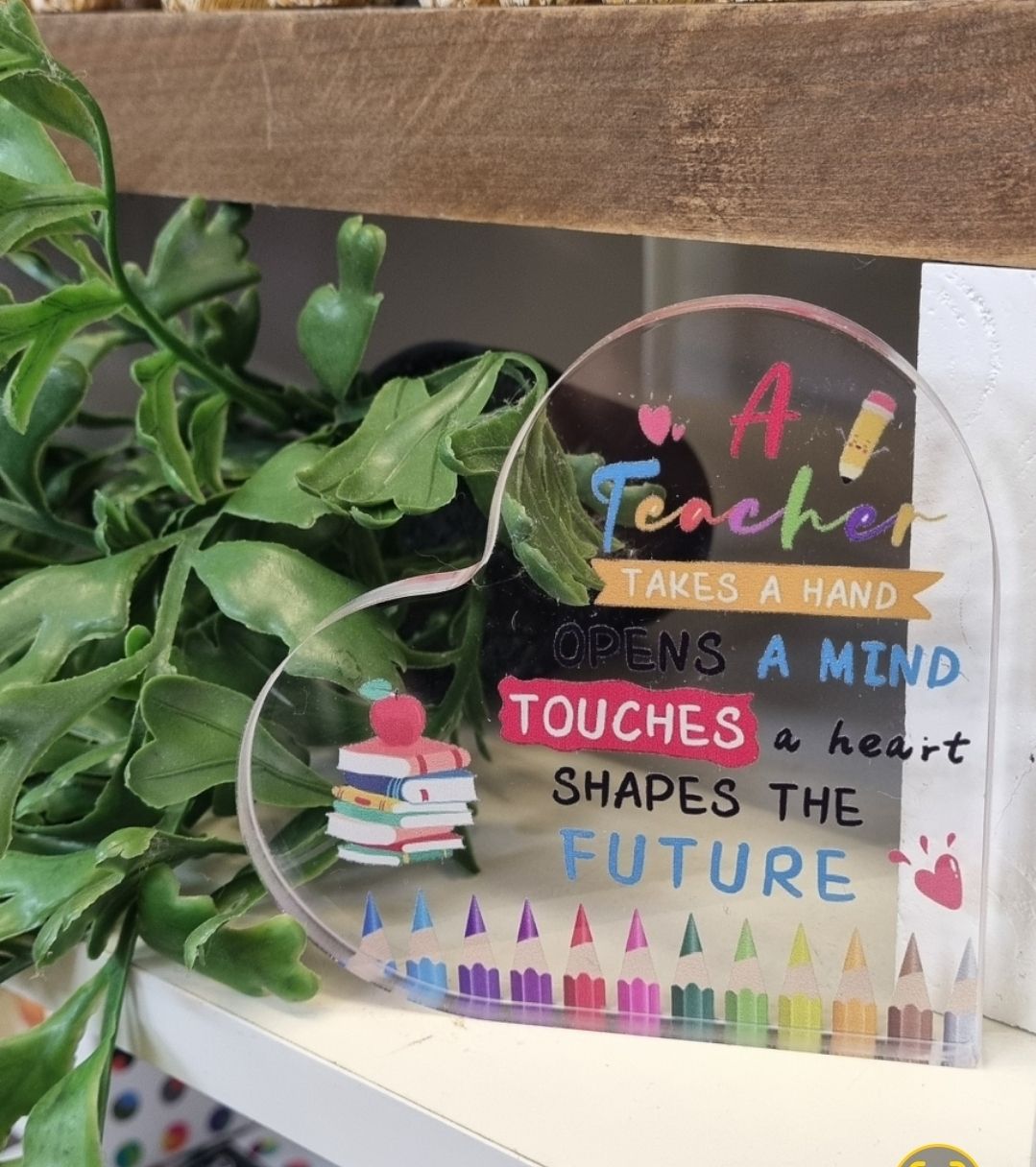 Teachers desk decor/paper weight