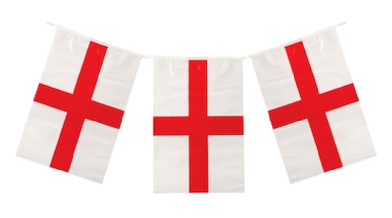 ENGLAND football PVC Bunting - Flags 