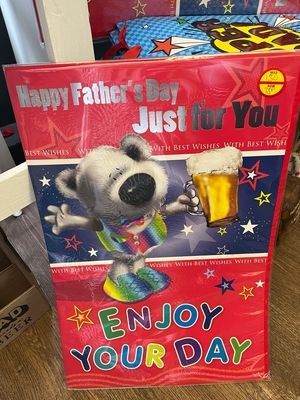 Giant father’s day Cards