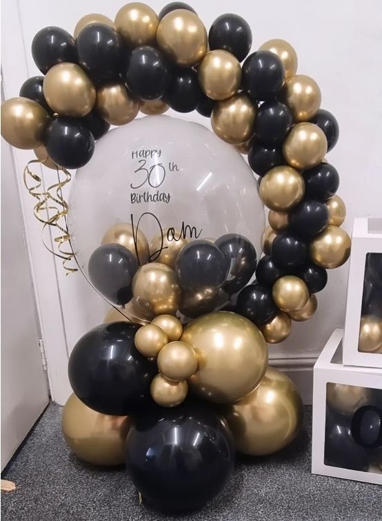 Bubble balloon personalised - base large