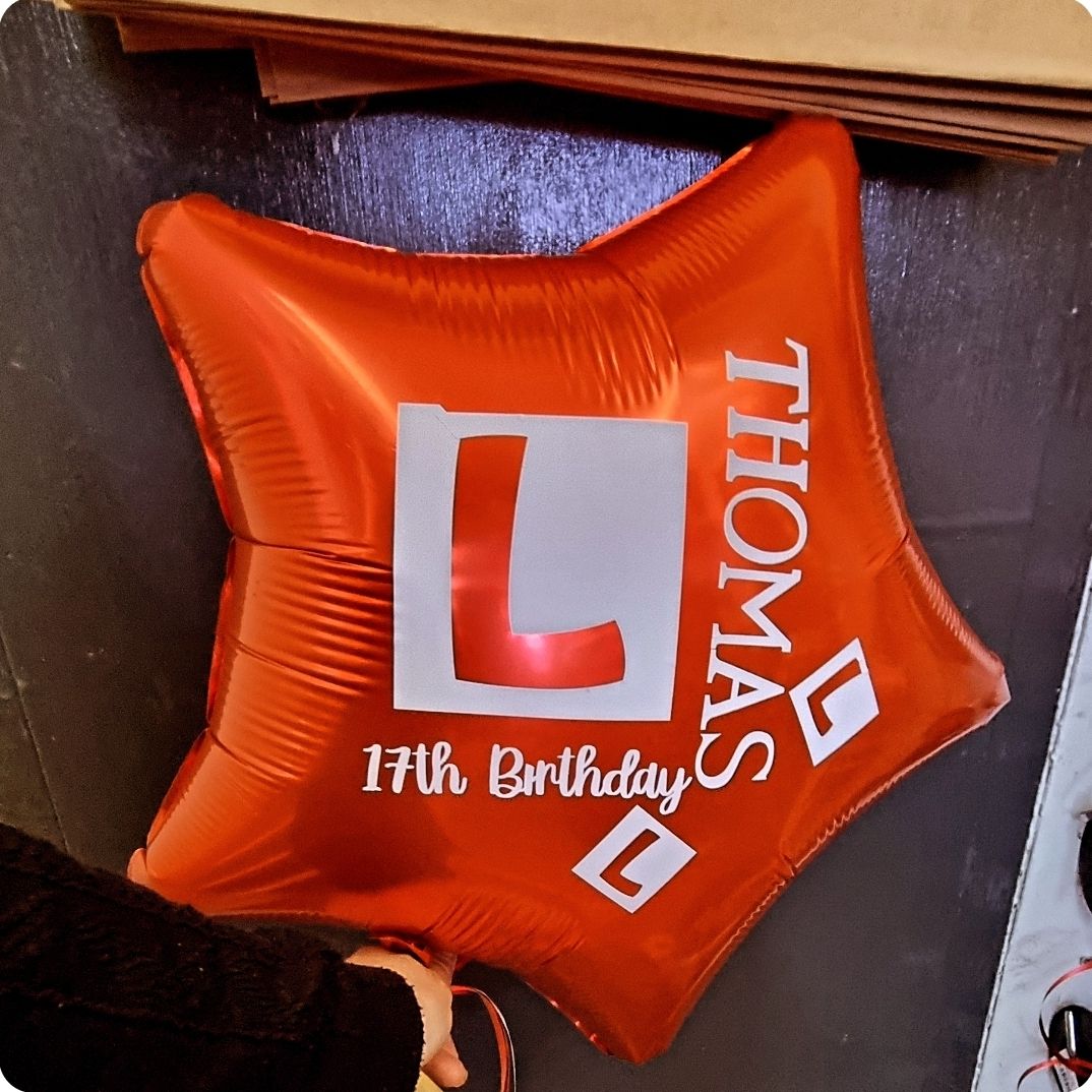 Learner driver balloon