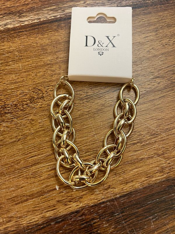 Chunky Gold Bracelet By D&amp;X London