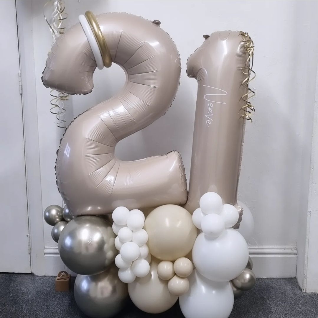 Number Column Balloon XL display
