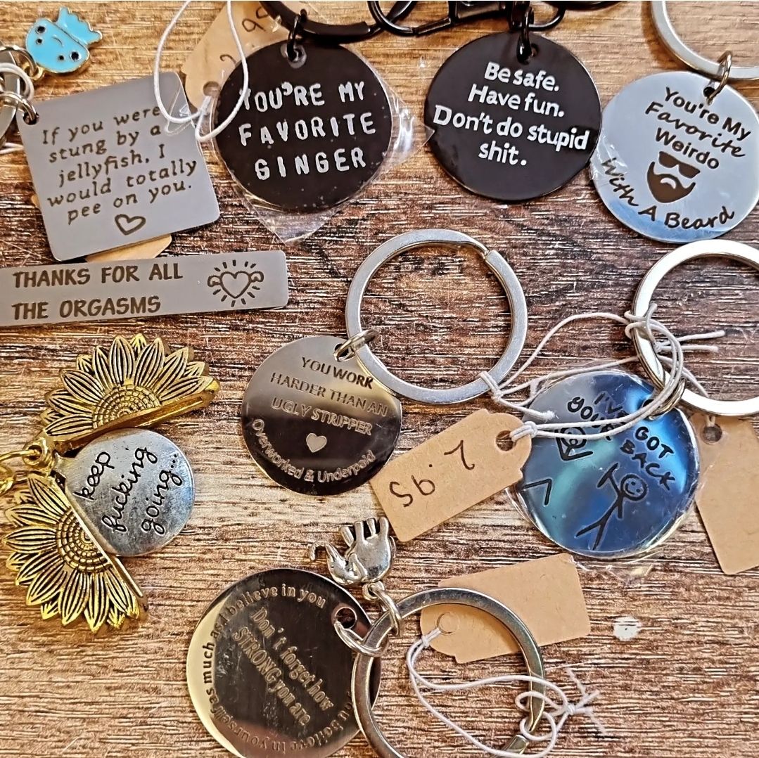 Thanks for all the orgasms keyring