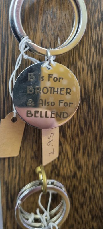 Brother/bellend Keyring