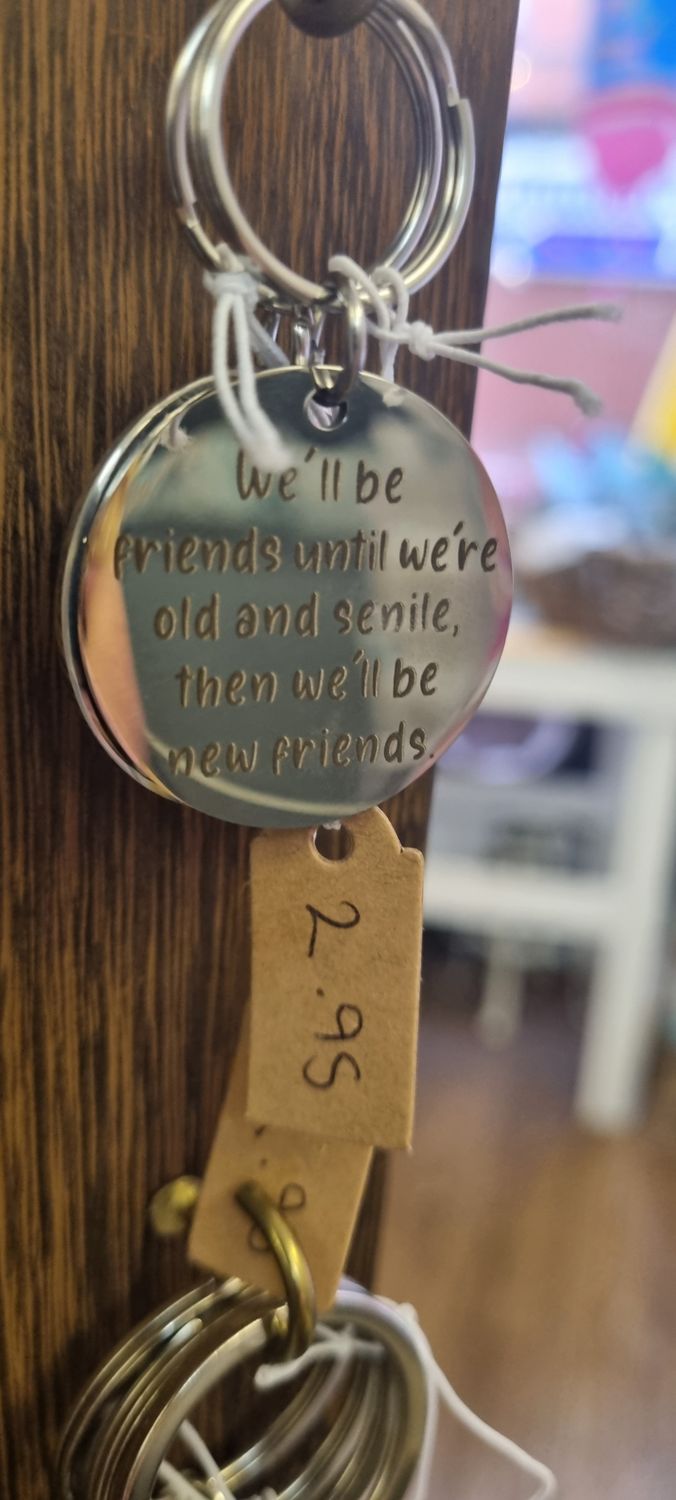 Best/old Friends Keyring 