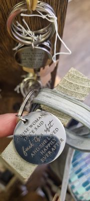Keyring - a wise woman once said