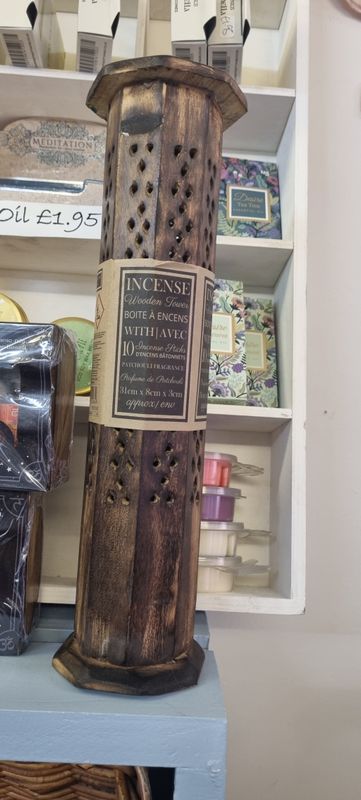 Incense wooden tower