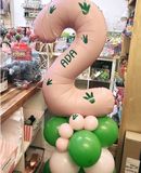 Dinosaur balloon coloum