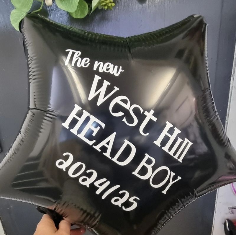 Back to school/first day balloon