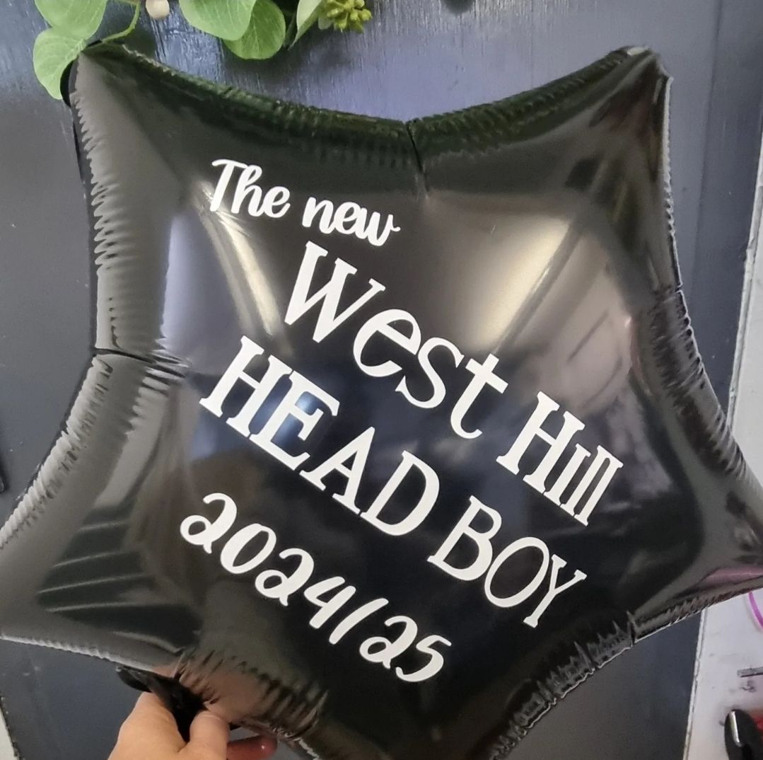 Back to school/first day balloon