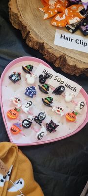 Halloween plastic ring