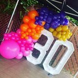 LED numbers (double didget) &amp; balloons 