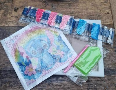 Stitch Diamond Art With Frame