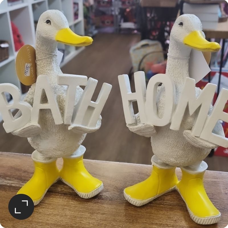 Duck bath or family ornament 