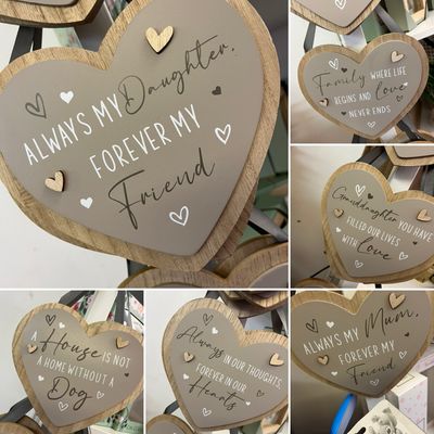 Wooden Heart Plaque
