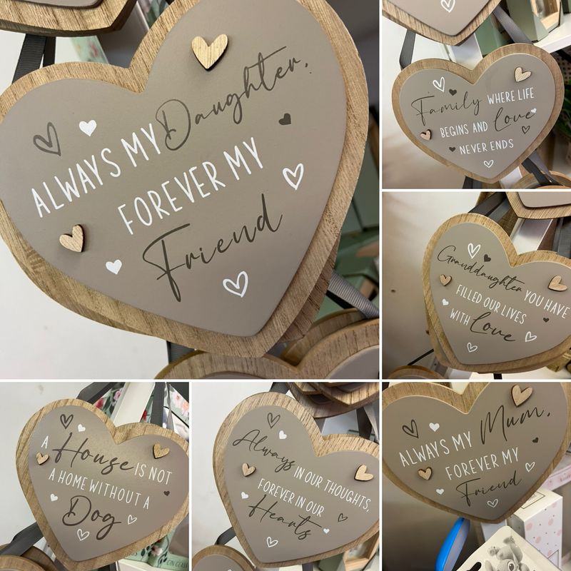 Wooden Heart Plaque