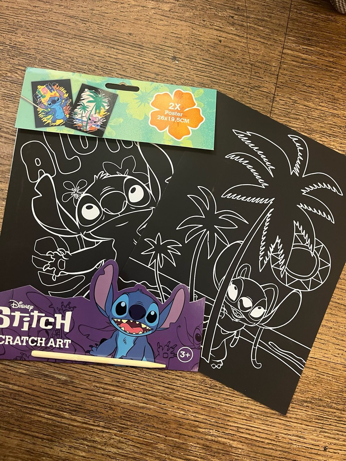 Stitch Scratch Art - Twin Set
